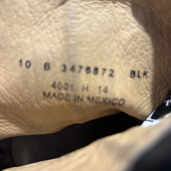 FRYE Sz 10B Harness Short Shaft Leather Boots With Zipper Back Closure - Picture 14 of 15